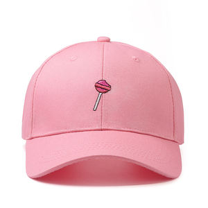 Pink Breathable Leather Sport <b>Cap</b> with 3D Embroidery Logo Adjustable Unisex Hat for Spring Summer Activities - Product Image 1
