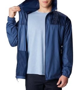 Nueva Chaqueta Cortavientos Impermeable con Logotipo Personalizado, Chaqueta de Lluvia con Capucha para Exteriores, Chaqueta Ligera Impermeable para Hombre para Senderismo - Product Image 4