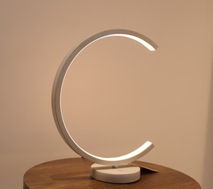 Modern LED Desk Lamp 10W Warm White Push <b>dimmer</b> Minimalist Design for Bedroom Table Lighting - Product Image 1