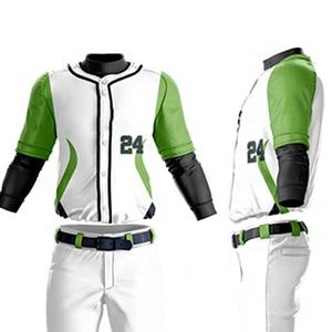 Uniformes de béisbol transpirables de talla grande para hombre al por mayor, conjuntos sostenibles, tejido absorbente de humedad, ropa de rendimiento cómoda - Product Image 5
