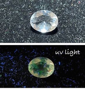 Natural <b>colour</b> <b>change</b> hyalite opal cut.<b>change</b> in uv <b>light</b>.faceted hyalite opal for jewellery use. - Product Image 2