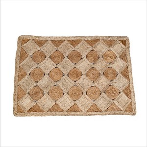 Tapis réversible en jute tressé 100% naturel, durable et écologique pour salon, cuisine, couloir, balcon, chambre d'amis - Product Image 1