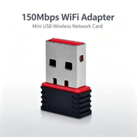 IFA03 150Mbps Mini USB WiFi Adapter Kartu Jaringan Eksternal Nirkabel WiFi Dongle untuk Laptop Desktop PC