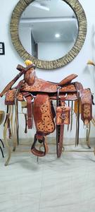 Selle Western Kaamkaaj en Cuir Premium, Durable et Confortable, avec Arceau en Plastique, pour Chevaux et Équitation – Meilleur Prix Disponible - Product Image 5