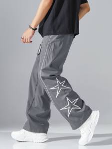 Pantalon homme coupe slim noir, pantalon de cérémonie formel, taille élastique, pour mariage et soirée - Product Image 3