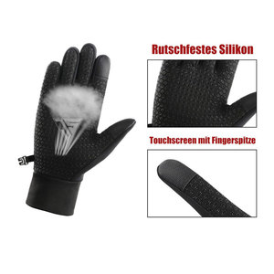 Guantes Deportivos Personalizados con Logotipo para Exteriores, Impermeables, de Neopreno, con Impresión de Silicona, Guantes de Ciclismo Impermeables de Dedo Completo - Product Image 6