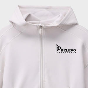 Sweat à capuche zippé en molleton de coton et polyester 360 GSM de qualité supérieure pour homme, personnalisable avec votre marque, style streetwear, fabrication usine - Product Image 3