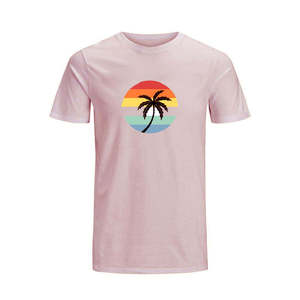 High Quality 100% Cotton Casual T-Shirt for Men Simple Street Trend Top Breathable Knitted Fabric DTF Printing <b>Light</b> Feature - Product Image 4
