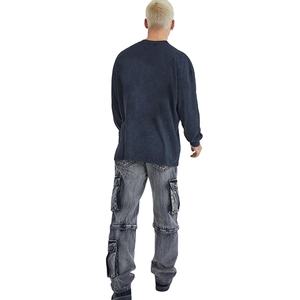 Camisas de Manga Larga para Hombre, Estilo Urbano, Lavado Ácido, Talla Regular, a la Moda, Precio Económico al por Mayor, OEM, 100% Algodón, 2026 - Product Image 3