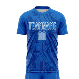 Uniforme de football personnalisé pour équipe, respirant, à séchage rapide, en polyester sublimé, anti-humidité, pour fabricants et grossistes d'articles de sport - Product Image 4