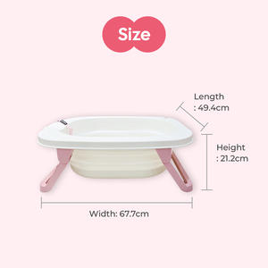 HEDYS GROOMING Home Pet <b>Bath</b> Tub for <b>Dogs</b>-Premium Durable PP Material Easy-Clean Multi-Use Pet Basin Grooming Relaxation - Product Image 3