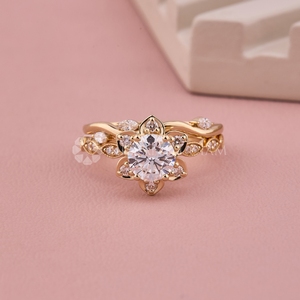 Luxury Design IGI Certified Round Cut Bridal Diamond <b>Rings</b> Set Lab Created Diamond <b>Rings</b> from <b>Indian</b> Supplier & Manufactur - Product Image 4