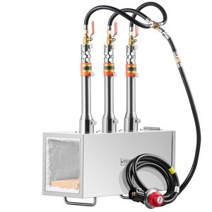 Fornace Portatile a 3 Bruciatori a Propano, Grande Capacità, Strumento per Forgiatura a Gas, 2600 Fahrenheit, Forno Industriale per la Produzione di Coltelli - Product Image 1