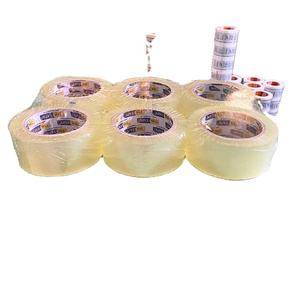 Cinta de embalaje BOPP de alta calidad Certificación ROHS/MSDS Tamaño personalizable disponible Varios colores Precios razonables Adhesión - Product Image 1