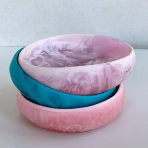 Bol artisanal en résine, couleur personnalisée disponible ici, haute qualité, nouveau design, finition brillante. - Product Image 1