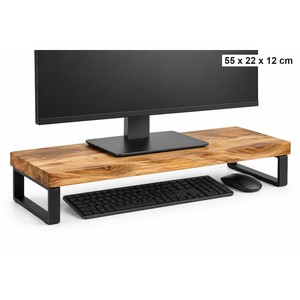ชั้นวางของในครัวไม้มะม่วงพร้อมขาเหล็ก-ดีไซน์สไตล์โมเดิร์นกลางศตวรรษ - Product Image 1