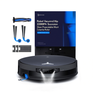 Robot Vacuum and <b>Mop</b> with 22000Pa Suction Stain Pretreatment Extendable <b>Mop</b> Roller - Product Image 2
