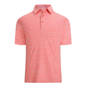 Men's Blue Short Sleeve Polo Shirt Regular Fit Solid Color Knitted Fabric Quick Dry Sporty Style - Product Image 2