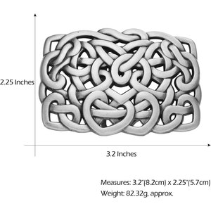 Venta al por mayor de fábrica: Hebilla de cinturón escocesa tradicional con nudo celta, material duradero y antirrobo 2026 - Product Image 2