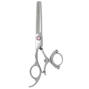Ciseaux de coiffure en cobalt à 30 dents, double articulation, en acier inoxydable, pour la coupe des cheveux, pour salon de coiffure et usage domestique, manuel - Product Image 2