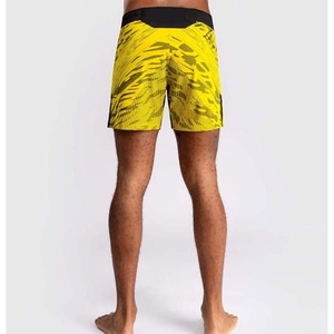 Pantalones Cortos Deportivos Amarillos Estampados para Hombre, Sublimación, Transpirables, Ajuste Atlético, Material de Poliéster, Pantalones Cortos de Boxeo - Product Image 2