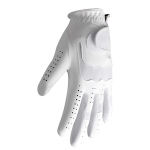 Premium Black Men's Golf <b>Gloves</b> <b>Moisture</b> Wicking for Adults with Genuine Leather & Spandex Fabric Superior Comfort Sports - Product Image 2