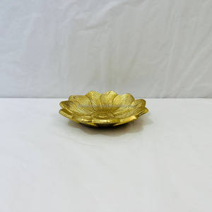 High Quality Eco-Friendly Aluminium Gold Metal Plate Nuts <b>Chocolate</b> Mini Serving Bowls Party Restaurant Hotels Supplies - Product Image 4