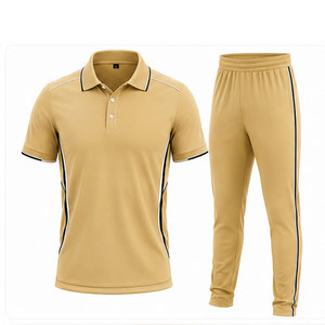 Uniforme d'équipe de cricket personnalisable avec logos, noms et numéros personnalisés, conçu pour une durabilité accrue et des performances améliorées - Product Image 1