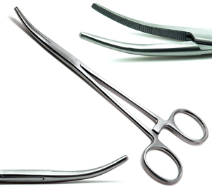 Pinza Hemostática Manual Java Surgical Crile de 12 cm, 1x2 Dientes, Acero Inoxidable, Instrumentos Quirúrgicos con Certificación CE - Product Image 6