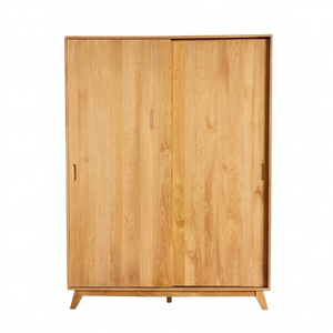 Armario Moderno de Madera Maciza, Diseño de Mediados de Siglo, Duradero y Ecológico, Mueble de Almacenamiento para Sala de Estar - Product Image 3