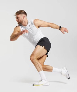 Wholesale Men’s Gym Shorts Summer Lightweight Breathable <b>Elastic</b> Waist Daily Wear Custom Logo Supplier Men’s Gym Shorts - Product Image 2