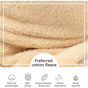 Conjunto de Gorro, Bufanda y Guantes de Invierno Unisex de una Pieza con Orejas de Oso y Forro Polar Cálido - Product Image 2