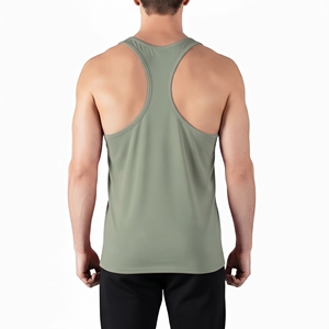 Camiseta sin mangas de algodón para hombre, camiseta deportiva informal, chaleco deportivo ligero, camiseta de verano, logotipo personalizado, marca privada - Product Image 2