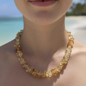 Collar Clásico Citrine Sun Dewdrop - Product Image 1