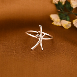 Anillo Ajustable de Latón Plateado de Diseño Moderno para Boda, Compromiso, Fiesta, Regalo para Mujer, Lote al por Mayor de 25 Pares - Product Image 2