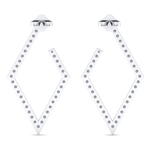 REYES – boucles d'oreilles en argent 925 de qualité supérieure, 0,85 ct, en Moissanite, pour femmes, Style Vintage, cadeau d'anniversaire, bijoux fins pour elle - Product Image 4