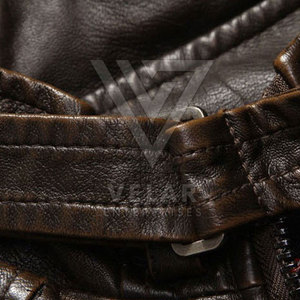 Chaqueta Casual de Invierno para Hombre, Diseño Moderno, Precio Razonable, de Cuero y Lona, con Cierre, Resistente al Viento, Transpirable, Calidad Premium - Product Image 3