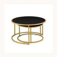 Table basse en métal et marbre, design élégant et moderne, personnalisable, fabrication artisanale, design unique, meubles de salon