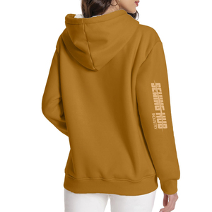 Hoodie Femme en Mélange de Coton Premium à Prix Abordable, Style Décontracté Streetwear, Épaules Tombantes, Respirant, Écologique, Tricoté - Product Image 2