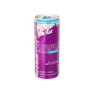 Red Bull Purple Edition Skogsbarssmak 24x250ml Cans 100 Percent Recyclable Aluminum With B Vitamins For Energy <b>Metabolism</b> - Product Image 4