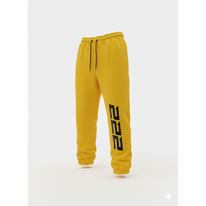 Jogging de sport à taille élastique pour hommes, vêtements de fitness, course à pied, sportswear, streetwear décontracté, joggers premium avec patchs en chenille - Product Image 5
