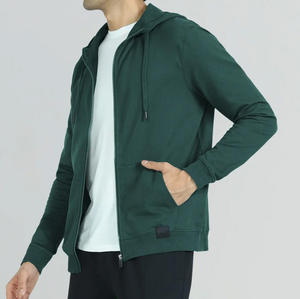 เสื้อฮู้ดซิปผู้ชาย OEM ผ้าถักเนื้อนุ่มแบบวอช  ทรงบ็อกซี่  ผ้าคอตตอนผสม  น้ำหนัก 360 กรัม  รับสกรีนโลโก้ด้วยเทคนิค Sublimation  เป็นมิตรต่อสิ่งแวดล้อม - Product Image 3