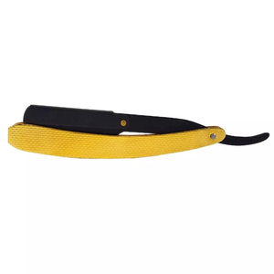 Disposable <b>Single</b> <b>Blade</b> Stainless Steel <b>Razor</b> with Plastic Handle Manual Shaving for Barber Shop Use and Male Face Grooming - Product Image 3