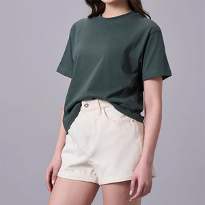 Camisetas de Verano para Mujer al por Mayor con Logotipo Personalizado, Corte Recto, Manga Corta, Secado Rápido, Transpirables, Sólidas, Informales - Product Image 2