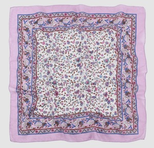 Bandana Low MOQ Customized Wholesale Casual Four Seasons Cotton <b>Silk</b> <b>Scarf</b> Printed Handmade <b>Square</b> Head Wrap <b>Scarves</b> - Product Image 2