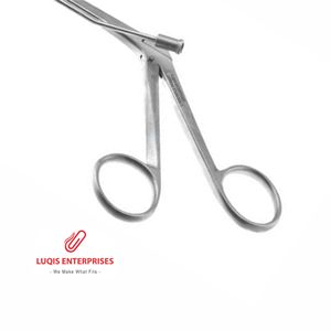 Pinzas de succión nasal Takahashi 3.0 mm x 10.0 mm, mandíbulas ovaladas, instrumento quirúrgico ORL de acero inoxidable - Product Image 3