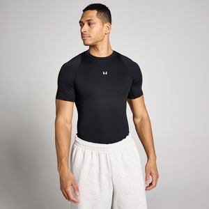 mens <b>compression</b> <b>shirt</b> gym fitness athletic wear quick dry stretch fabric training workout tee stretch supplier - Product Image 6