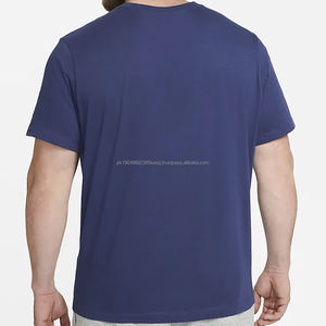 T-shirts unis en jersey vierges pour la vente en gros, vêtements de sport tricotés décontractés à manches courtes, effet délavé, noir et blanc - Product Image 6