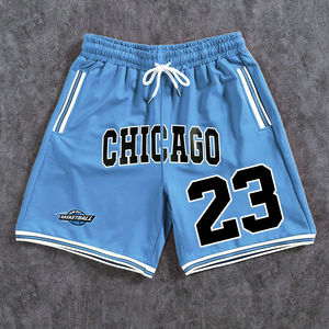 Men's Summer Mid Waist Fitness Shorts Quick Dry Breathable Sportswear Drawstring Casual Cycling Men Breathable Shorts Print - Product Image 1