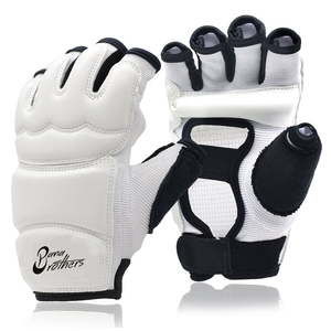 Guantes de Boxeo MMA de Alta Calidad al por Mayor, Guantes de Entrenamiento Ligeros de Medio Dedo con Correa de Muñeca Ajustable - Product Image 4